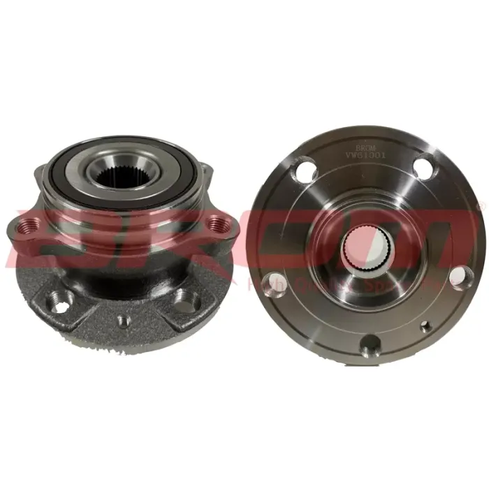 On Teker Poryasi Rulmanli Dort Ayak Octavia Superb Caddy Eos Golf 5 6 7 Jetta Scirocco Touran Altea Leon Toledo A1 A3 Q3 Tt | BROM VW61001 | OEM 1T0498621 5K0498621 3C0498621 8J0598625