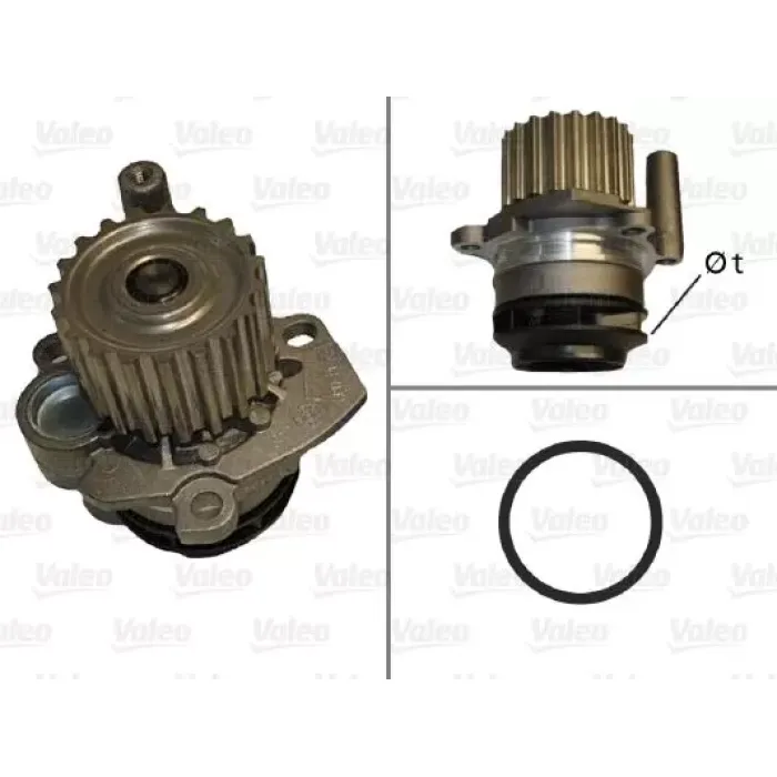 Devirdaim Ford Galaxy 1,9TDCI 00>06 A3 A4 A6 Octavia Super B Beetle Golf IV Passat CC Scirocco Sharan Scirocco 1,9TDI / 2,0TDI Avf Avm Bkd Cbab Cbbb Awx Ajm Atj Atd | VALEO 506886 | OEM 038121011C 038121011C 038121011D 03L121011G 038121011D