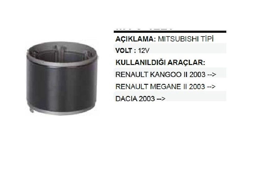 Marş Yastığı + Gövdesi Kango, Megane, Dacia 2003 ve sonrası | OEM MYC1220