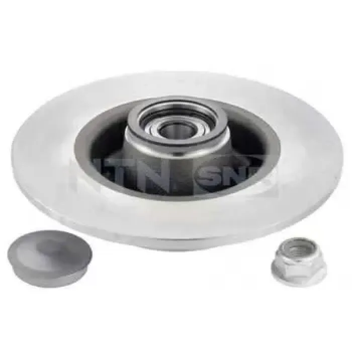 Rulmanli Arka Fren Aynasi (Diski) Megane 2 Clio 3 Modus 1,2 / 1,4 / 1,5DCI / 1,6 / 1,8 / 1,9DCI / 2,0 | SNR KF15577U | OEM 7701207823
