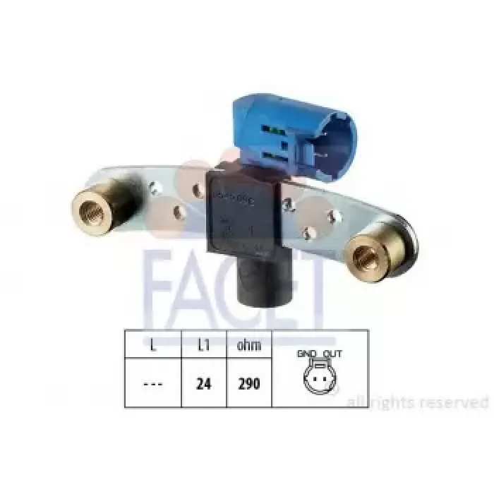 Krank Mil Sensoru Clio-Kangoo-Megane-Laguna 1,4 16V/1,6 16V | FACET 9.0545 | OEM 8200647556
