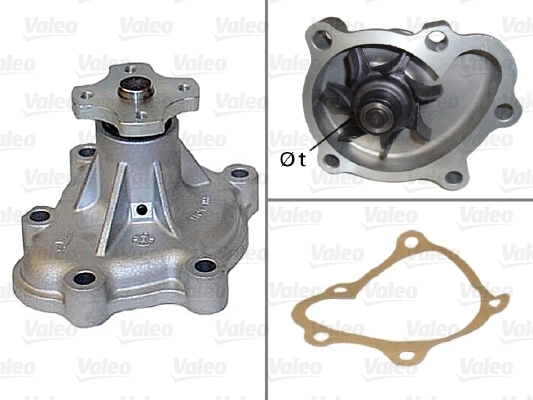 Devirdaim Su Pompasi Corsa B Combo B Vectra A Astra F 1.7 Diesel | VALEO 506153 | OEM 1334031 1334031 1334034 1334052 1334102 1334034 1334052 1334102