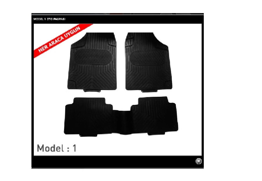 Paspas Askılı Lux Siyah - Model 1 Şaft Üstlü | OEM RBR801
