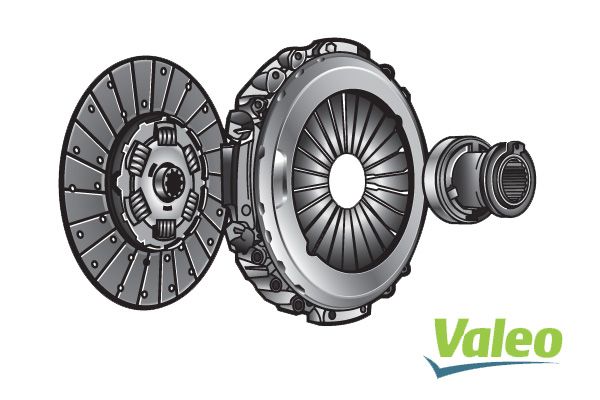 Debriyaj Seti (Baski+Disk+Rulman) Iveco Eurocargo I-Iii 100-130-150 00>15 350 MM - 10 Dis | VALEO 809124 | OEM 2992489 2992489 2996567 500370084 2996567 500370084