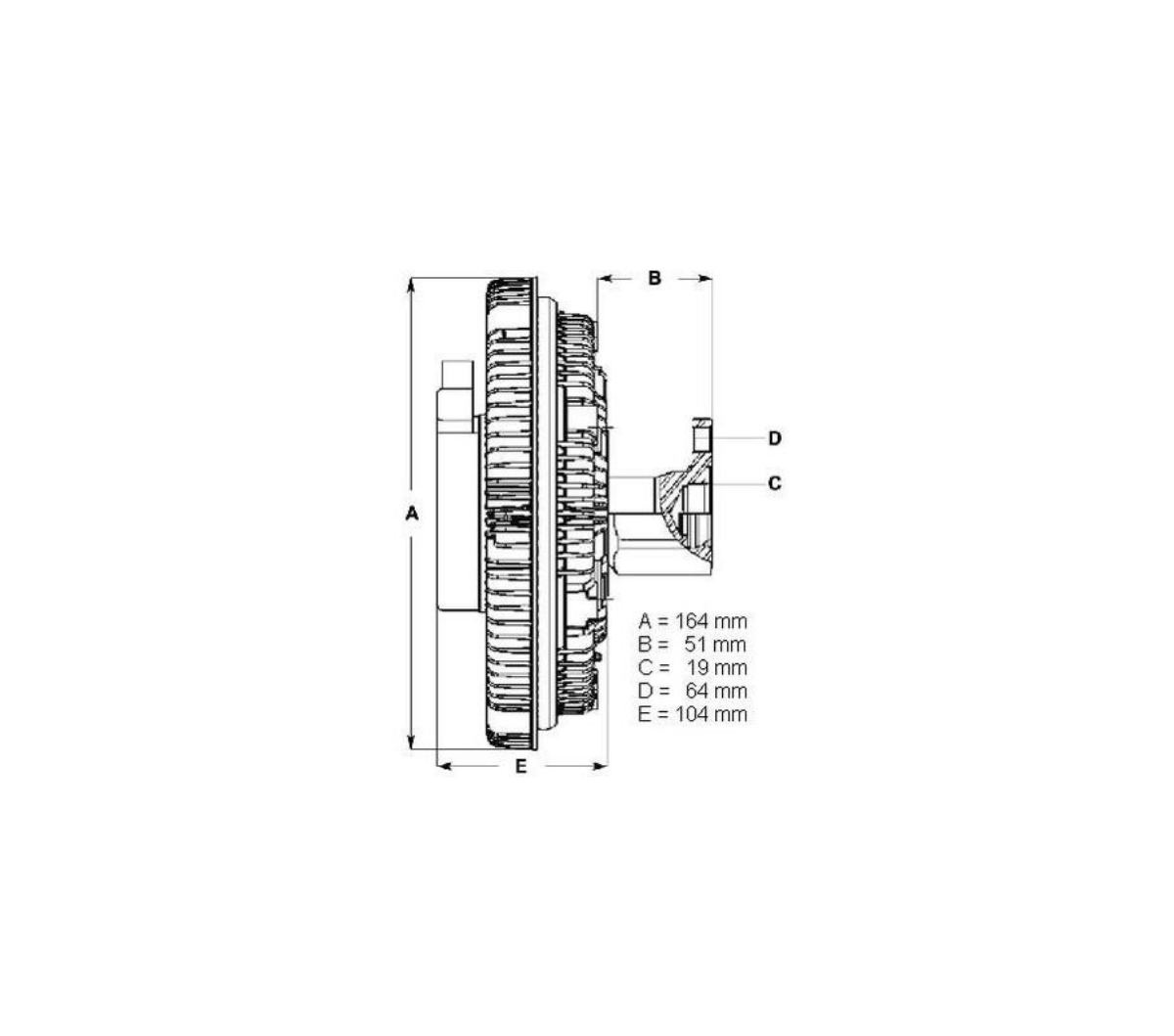 Pervane Kavramasi Lk032,Tgl-M2000L | OEM 51 06630 0071