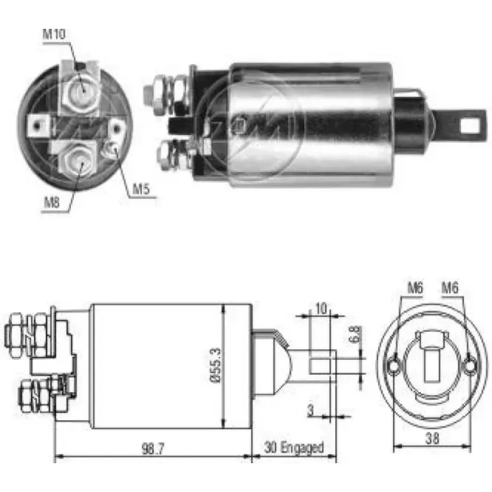 Mars Otomatigi 12V Ford Transit Pick Up | ZM 0890 | OEM E5PZ11390A M372X06971