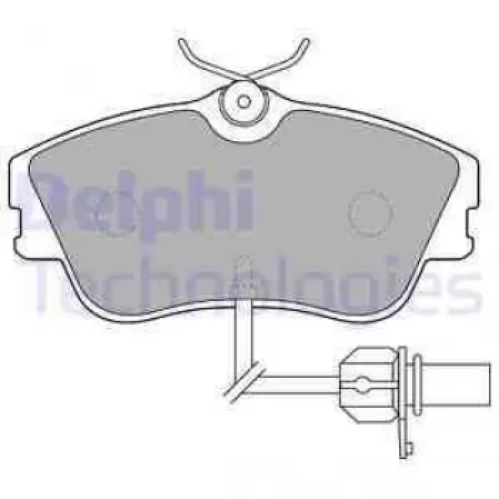 On Fren Balatasi (15) Transporter T4 90>03 (Kablolu) | DELPHI LP1542 | OEM 7D0698151B 7D0698151G