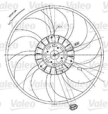 Fan Motoru Master II Movano 1,9 / 2,2 / 2,5 / 2,8 / 3,0 98> | VALEO 698424 | OEM 4415579 4415579 4501134 7701046205 4501134 7701046205