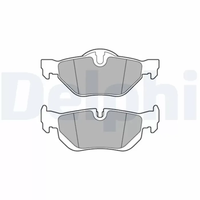 Fren Balatasi Arka (Kulakli) BMW E87 E90 X1 E84 | DELPHI LP3618 | OEM 34216774692 34121288891