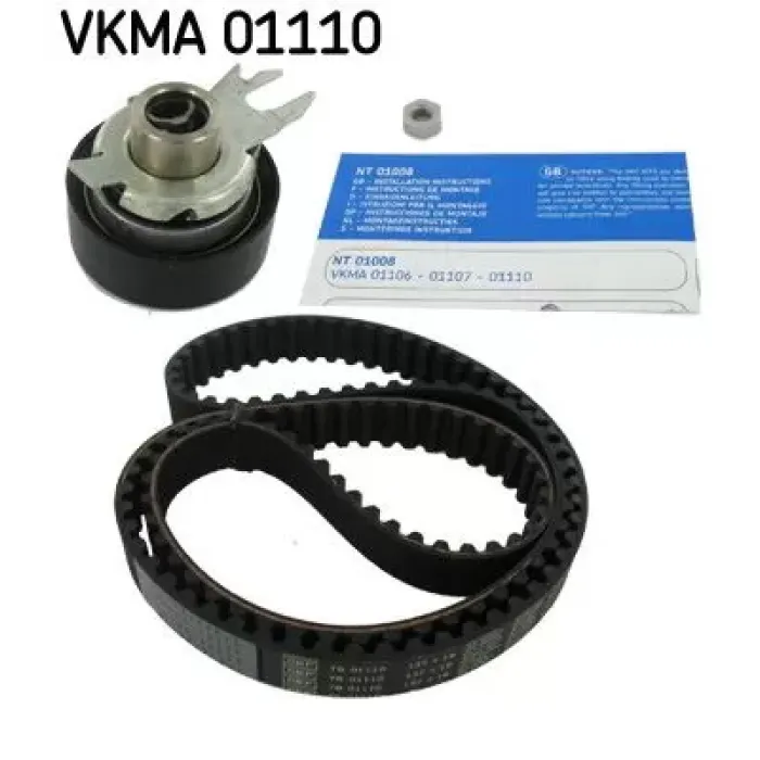 Eksantrik Rulman Kiti (Triger Seti) Caddy 2 Golf 3 / 4 Passat Polo 3 Felicia Octavia Ibiza 1,6 97 02 (Aee Alm) | SKF VKMA01110 | OEM 032198119 6K0198001D