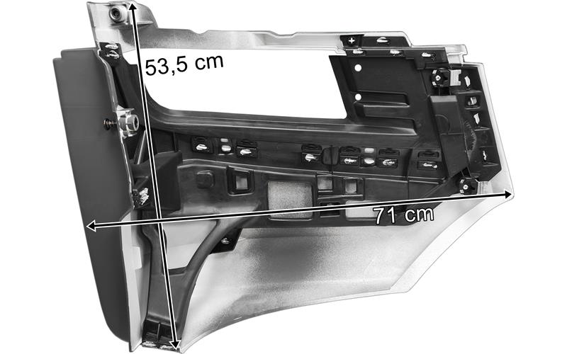 Tampon TGX EURO6 Sol (Gri) | OEM 81416106775