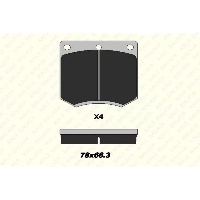 On Fren Balatasi Capri 2 / 3 2,0 / 2,3 76>85 Taunus 1,6 / 2,0 75>82 Granada 77>85 Escort 2 74>80 | KALE B 20491 151 04 ANS | OEM 5015924 5018902 6099234 6099237