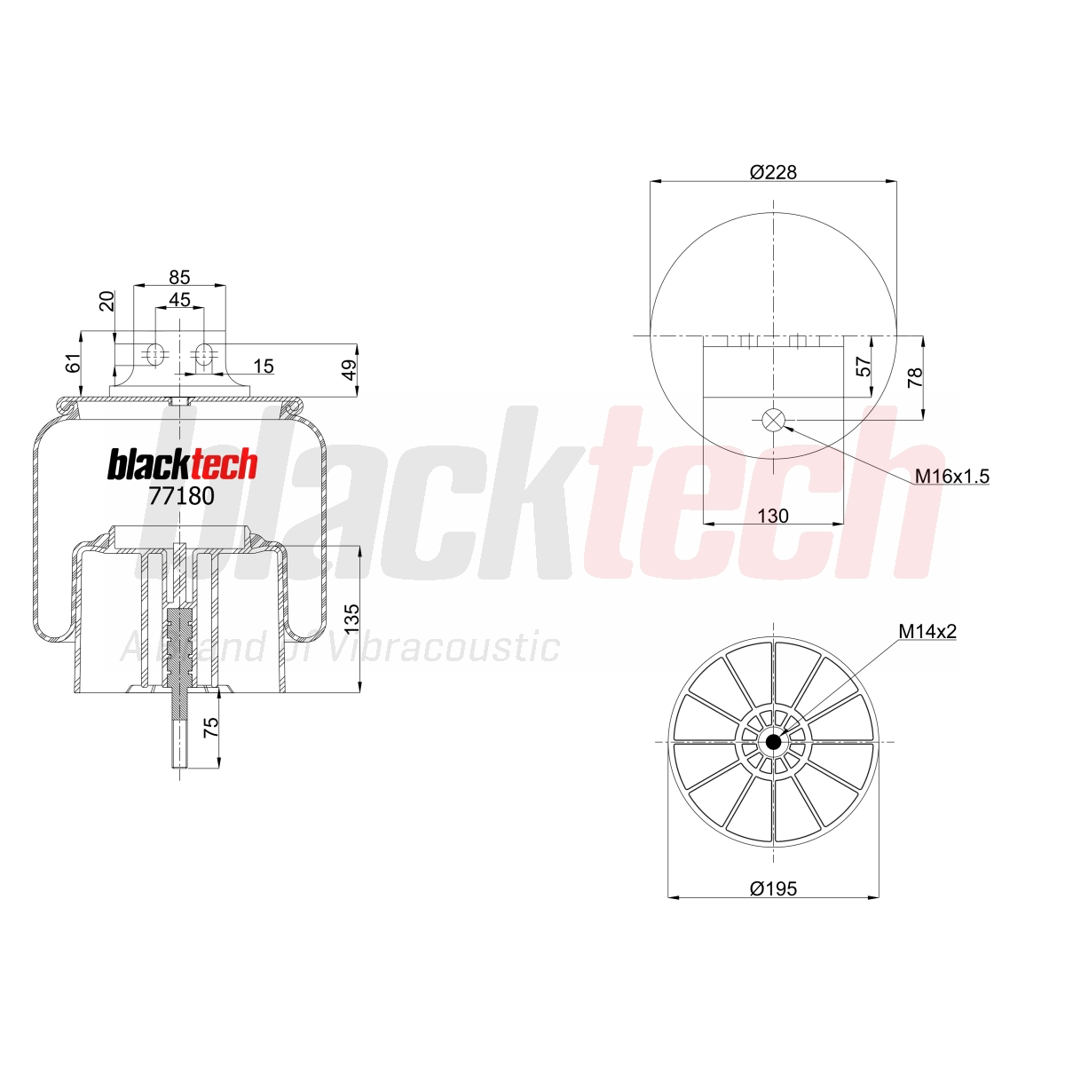 Körük Komple Plastik Pistonlu | OEM 4127180