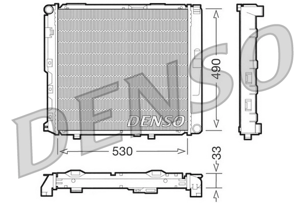 Motor Su Radyatoru (OM601, OM602, Klimali) W124 85>93 S124 89>93 | DENSO DRM17038 | OEM A1245009203
