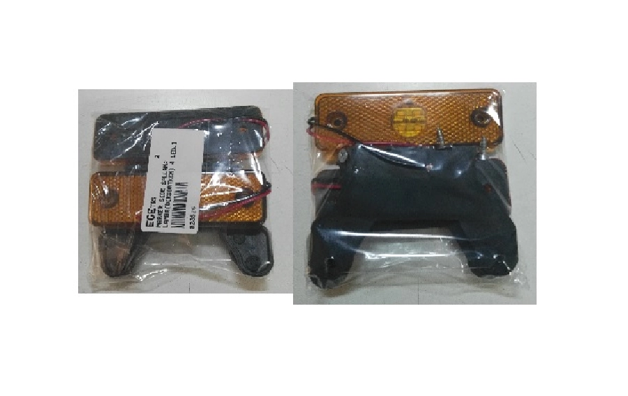 Marker Side Sallama Lamba (Dikdörtken) 4 LED'li Sarı 24V Braketli Aspöck Tip | OEM 023S24