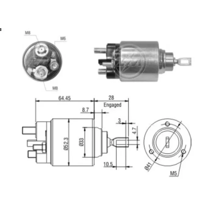 Mars Otomatigi (12V) Ford Transit / Mondeo 97> , Mercedes Benz Sprinter | ZM 0371 | OEM 9118122