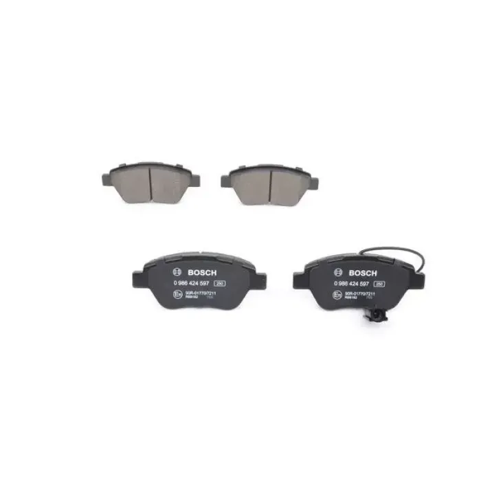 On Fren Balatasi Fiat Bravo II Fiorino Panda Stilo 05> Citroën Nemo 10> Peugeot Bipper 10> | BOSCH 0986424597 | OEM 71752983 71752983 71754802 4254.C8 71754802 4254.C8