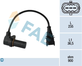Krank Devir Sensoru Z17DTH Astra H | FAE 79068 | OEM 6235607