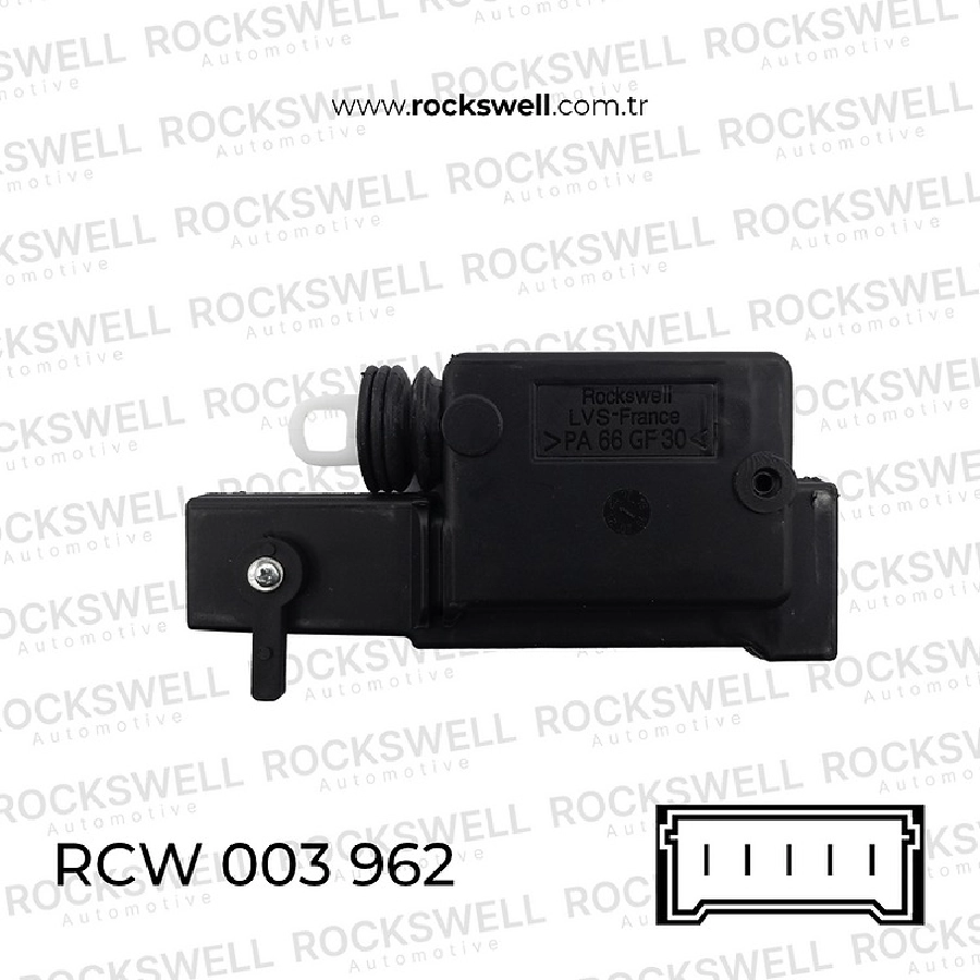 Renault Kapı Kilit Motoru Ön Sol Kapı (5 Pinli) Renault 19 - 21 - Kangoo - Clio 77 00 127 214 | OEM RCW003962