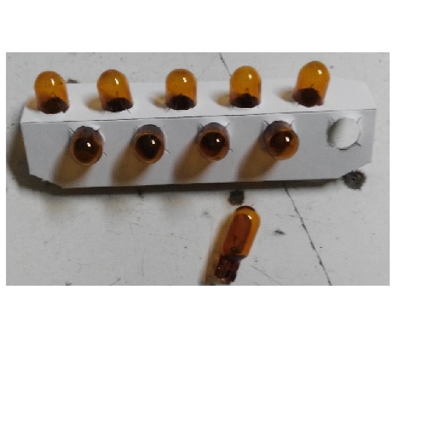 Ampul - Dipsiz Büyük 5W 12V Sarı = Turuncu | OEM 12396NACP