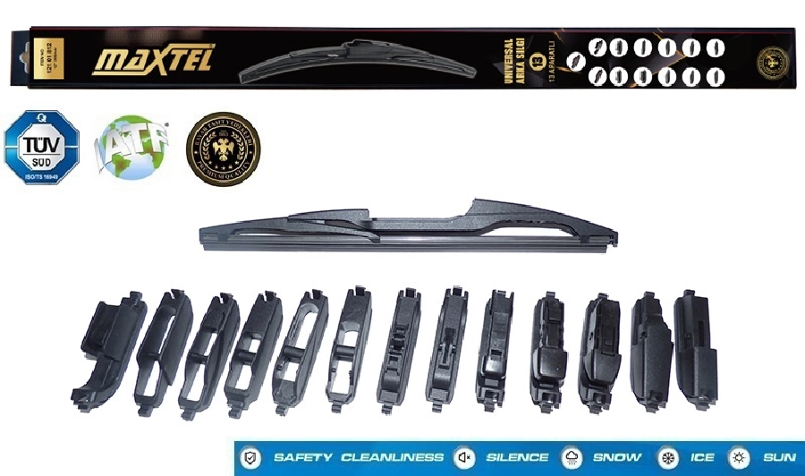 Silecek Arka Universal 13 Aparatlı 13'' 330mm | OEM 12101813