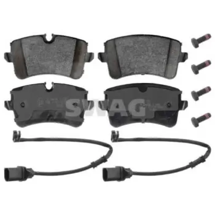 Arka Fren Balatasi A8 4H 3,0 Tfsi Quattro / 4,2 Fsi 3,0 Tdi 4,2 Tdi Quattro 11 / 09 | SWAG 30116017 | OEM 4H0698451A 4H0698451C 4H0698451K