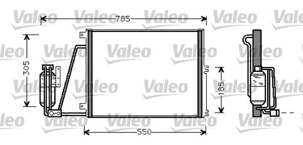 Klima Radyatoru Vectra B 2.0 Dti 16V / 2.2 Dti 16V 97 03 | VALEO 817670 | OEM 1850051 1850061 52484484