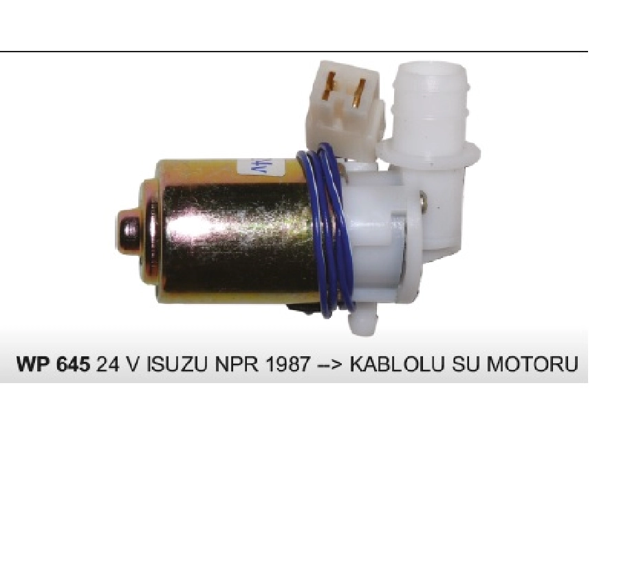 24V. Isuzu Npr 1987 ve sonrası Kablo Su Fıskiye Motoru | OEM WP645
