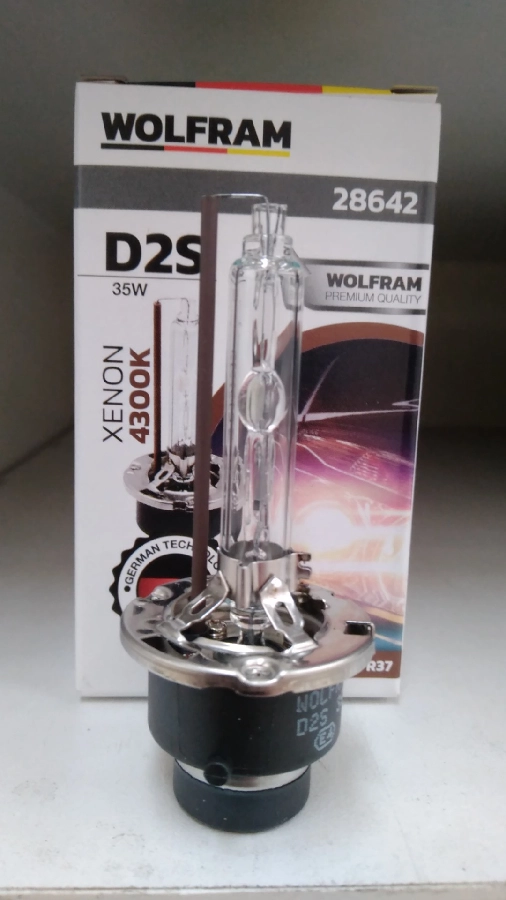 Ampul 12V D2S 35W P32d-2 Xenon 4300K Ultraviolet Mavi Cam | OEM 28642