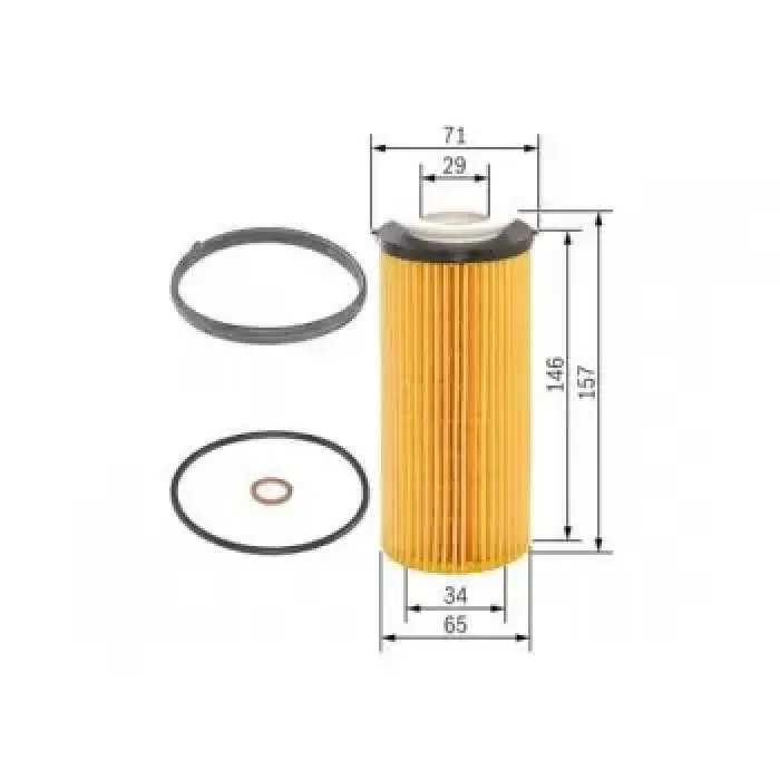 Yag Filtresi Bmw E90 E92 E93 F10 F01 E70 E71 | BOSCH F026407094 | OEM 11427808443