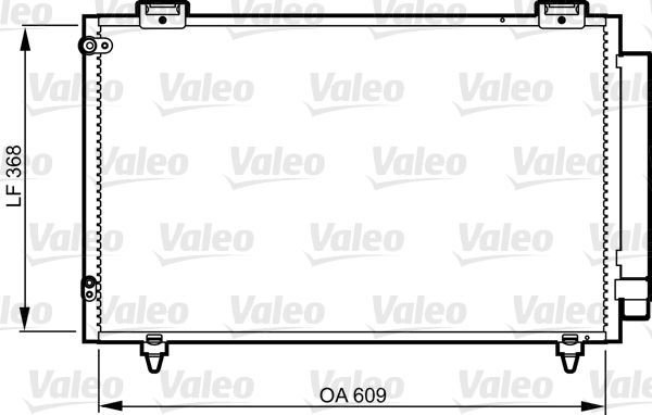 Klima Radyatoru Toyota Corolla 2002 2007 | VALEO 817805 | OEM 8845002150 8845002150 8845012230 8845013030 8845012230 8845013030