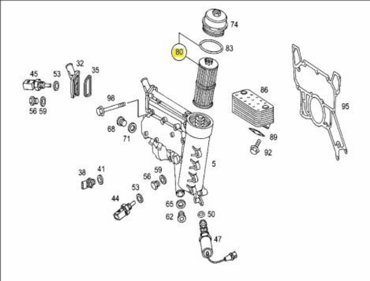 Yağ Filtresi Actros | OEM A5411800209