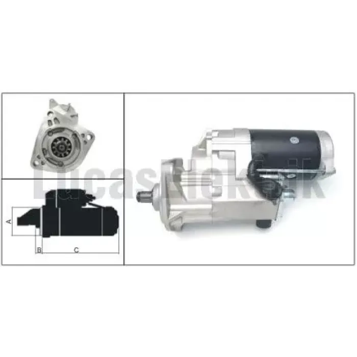 Mars Motoru 24V 5,5KW 11 Dis Hino Kamyon 40 Ayak Fd | LUCAS LES0261 | OEM 281001700 281001700A 281002040