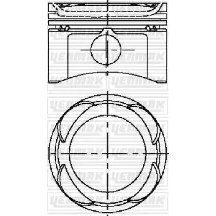 Motor Piston Segman Punto Palio Albea 1,2 16V (70,80mm) / (Std) | YENMAK 31-04287-000 | OEM 46744125 46744125 46740359 46740360 46740359 46740360