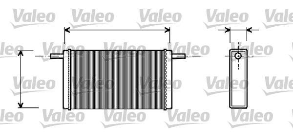 Kalorifer Radyatoru Vw Lt | VALEO 812245 | OEM 281265303A 281265303B