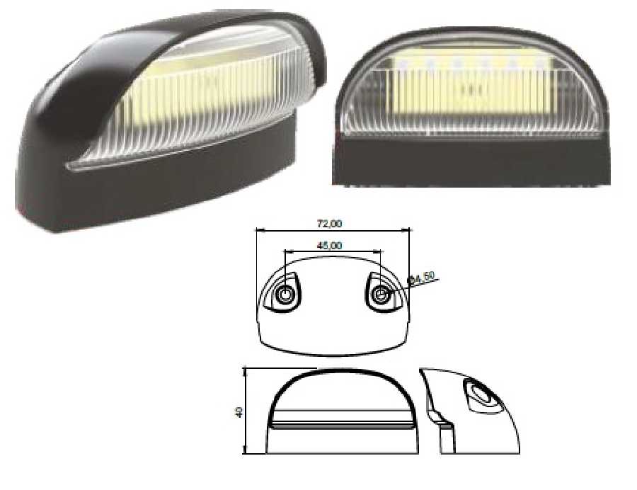 LED Universal Plaka Lambası | OEM 201902