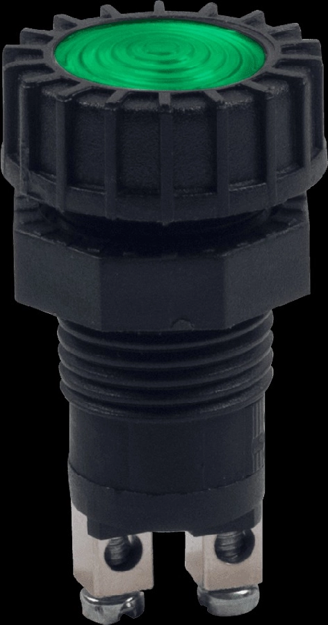 Yeşil İkaz Lambası (Klemensli, 2W Ampüllü) | OEM 13-001/Y