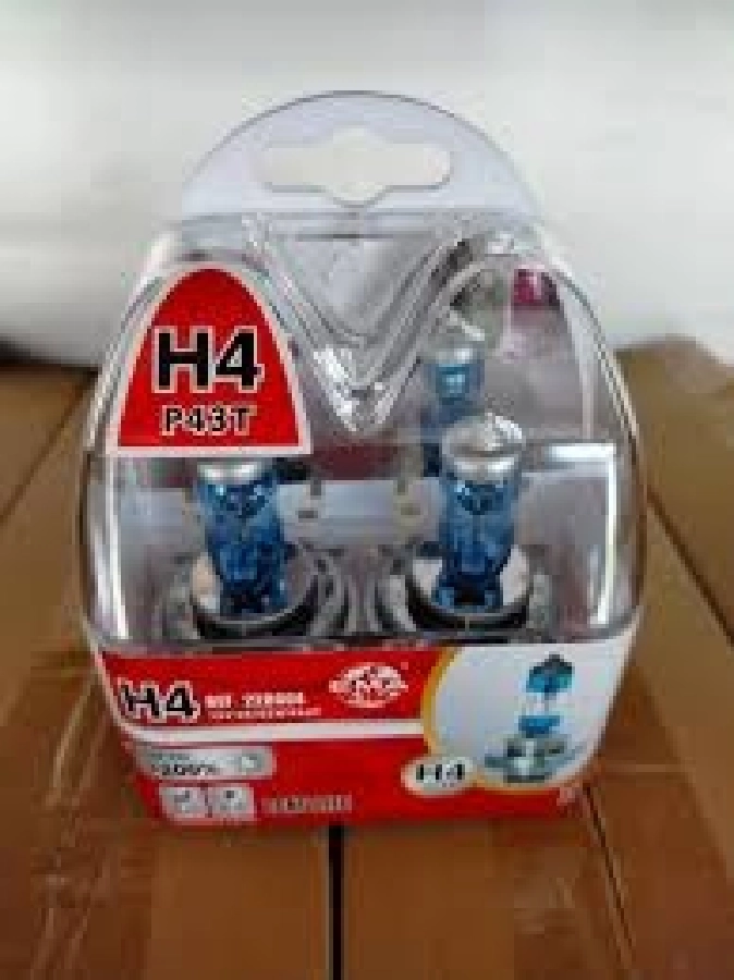 H4 12V 60, 55W + %200 Halogen Ampul Beyaz Işık | OEM 228004