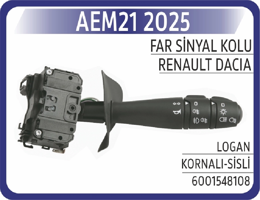 Far Sinyal Kolu Logan Kornalı-Sisli | OEM AEM212025