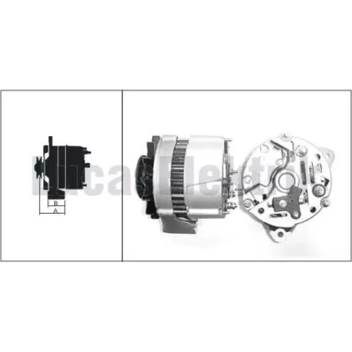 Alternator A127 12V 55A Deutz Fahr D 2807,3607, | LUCAS LEA0071