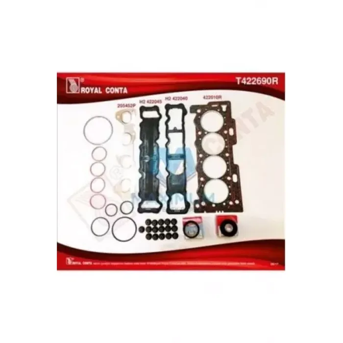 Takim Conta (Ust) Corteco Keceli Supap Lastikli P1007 P206 P207 P307 C2 C3 C4 ET3J4 (1,4 16V) 88HP 03> | ROYAL T422690R