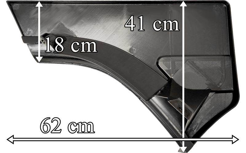 Ön Çamurluk Üst Plastiği 5, 6 Serisi R Kabin Streamlıne Scanıa Sağ | OEM 1431934