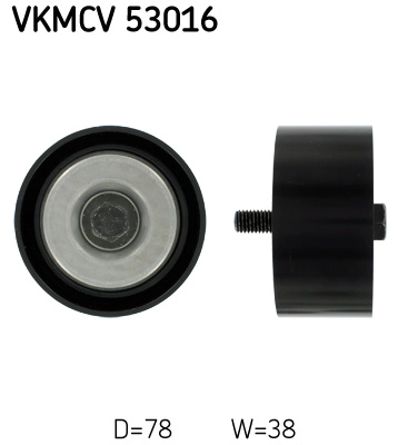Alternator Gergi Rulmani - Renault / Volvo D-78 W-38 | SKF VKMCV 53016 | OEM 4901801 7420795604 7422650858
