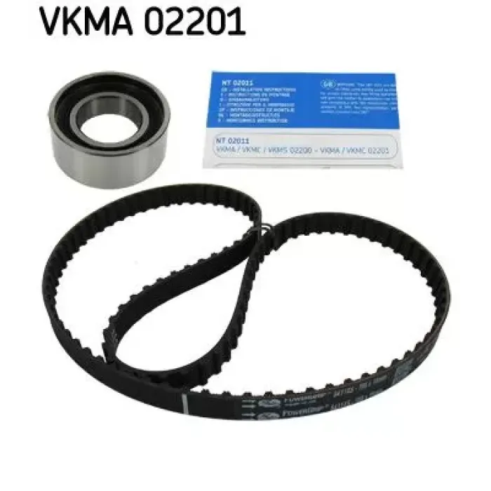 Eksantrik Rulman Kiti (Triger Seti) Albea Brava Bravo Doblo Punto Idea Marea Palio Siena Stilo Egea 1,2 8V / 1,4 8V 03> | SKF VKMA02201 | OEM 46457061 46515401 5972277