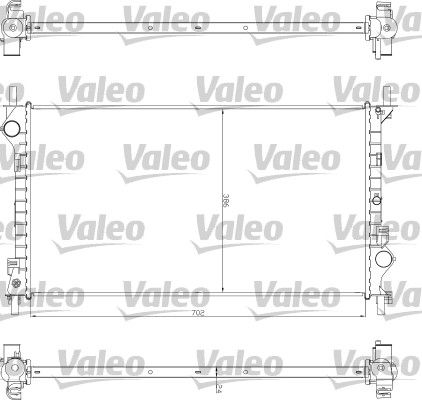 Motor Su Radyatoru Connect 1,8TDCI 75 / 90PS 03>09 Klimasiz Olcu: (702 X 386×24) | VALEO 735043 | OEM 1365996 1365996 1365997 1365998 1365997 1365998