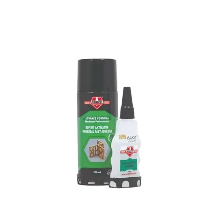 Mdf Kit Yapistirici Set 200 Ml Çift Kompenentli Hizli Aktivatorlu | BORFH 6022625