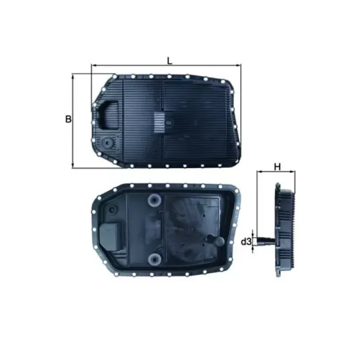 Otomatik Sanziman Yag Filtresi Bmw E60 E90 X5 E70 X6 E71 (GA6HP19Z) | MAHLE HX154 | OEM 24152333907 24152333907 24117571217 24117536387 24117571217 24117536387