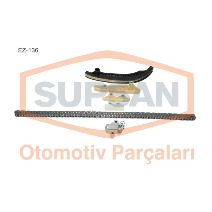 Eksantrik Zincir Seti V347 11>14 V363 14 /> Ranger 2,2TDCI 155PS A,CEKER | SUPSAN EZ-136 | OEM BK3Q 6M000 A1A T199207 6M000 T199207