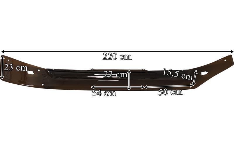 Güneşlik Arocs Şantiye (Krom - Lambasız) | OEM 9608102310