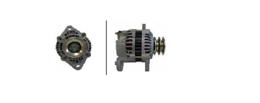 Alternatör 24V, 50A Mitsubishi Tipi Mitsubishi Fuso Canter F659 1997 ve sonrası Hyundai HB350 Kamyon Yeni Model Çift Kasnak 12604 | OEM WUT.1101.0382